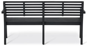 Záhradná lavica s opierkami rúk