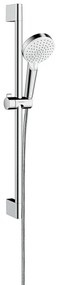 Hansgrohe Crometta, Vario sprchová súprava so sprchovou tyčou 65 cm, biela/chrómová, HAN-26532400