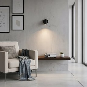 Ideal Lux - LED Nástenné bodové svietidlo BEAN LED/3W/230V CRI 90 čierna