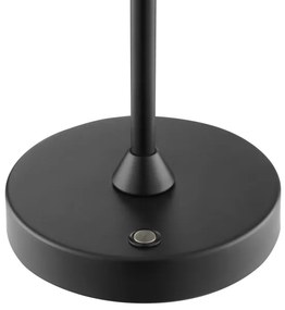 Brilliant - LED stmievateľná nabíjateľná dotyková stolná lampa ELORA LED/2,5W/5V 2700K IP44 čierna