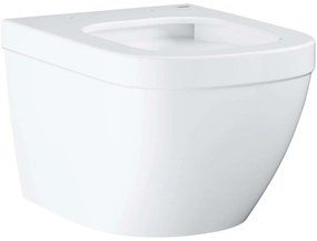 GROHE Euro Ceramic kompaktné závesné WC Rimless s hlbokým splachovaním, Triple Vortex, 374 x 490 mm, alpská biela, s povrchovou úpravou PureGuard, 3920600H