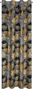 ZATEMŇOVACÍ ZÁVES NA KRÚŽKOCH BALI 140X250 CM LISTY