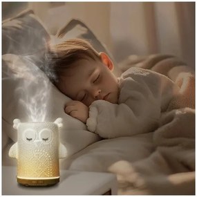 LED RGBW Aróma difúzor LED/8W/230V 100 ml sova