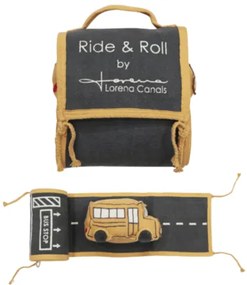 Lorena Canals Sada plyšových hračiek EcoCity Ride & Roll: Cesta s autobusom