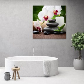 Obraz na plátně, Orchidee Zen - 60x60 cm