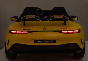 LEAN CARS Autobatéria Mercedes GT63 AMG DK-GT63 24V LCD Yellow