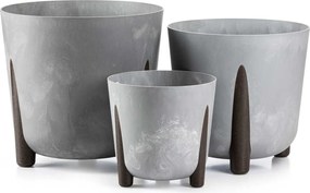 Květináč MOSS ECO 30x28,5 cm šedý beton