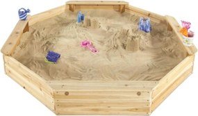 T-wood | Drevené pieskovisko osemhranné | 11640197