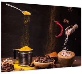 Obraz - Korenie v pohybe (70x50 cm)