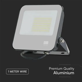 LED Reflektor SAMSUNG CHIP LED/50W/230V 4000K IP65 čierna