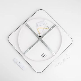 Brilagi - stmievateľné LED stropné svietidlo FALCON SLIM LED/50W/230V 50x50 cm čierna+DO