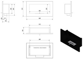 Biokrb na stenu Golf Grind Inox