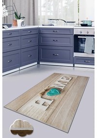 Svetlohnedý prateľný behúň 80x200 cm Home – Oyo Concept
