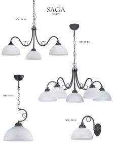 Jupiter 1490 - Luster na reťazi SAGA 3xE27/60W/230V