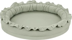 Mini hniezdo pre deti s volánom púštne zelená