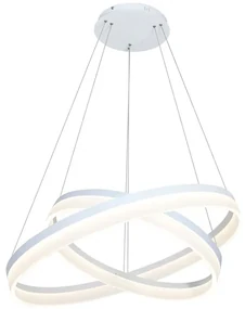 Závesné LED svietidlo Ring, 2x LED 60w, 4000k, w