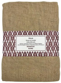 Záclona s provázky Ulla polyester béžová 140x180 Merkury Home II/22
