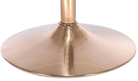 LuxuryForm DESIGN Stolička MILANO MAX VELUR na zlatom tanieri - zelená