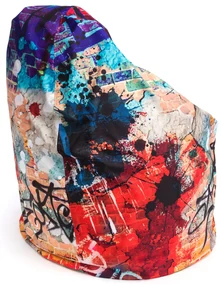 INTERMEDIC SK Sedací vak Mega Sako Modern Polyester - DG57 - Graffiti