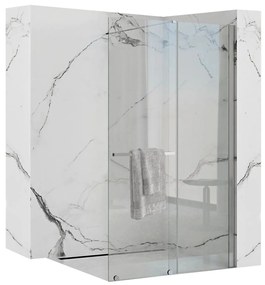 Rea Cortis, posuvná sprchová zástena 100x195cm, 6mm číre sklo, chrómový profil, REA-K7210