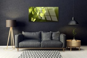 Skleneny obraz Listy slnko lúče 125x50 cm
