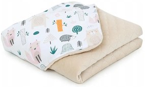 Mama-Tato Zamatová detská deka - prechodná 75x100 Farba: tyrkysová