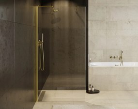 Besco Sprchový kút Walk-In ECO-N GOLD 90x195 (100x195, 110x195, 120x195) - bez vaničky BESCO-Rozmery: šírka: 90
