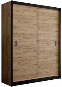 Skriňa Multi 180 craft/čierna