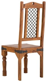 furniture-nabytek.cz - Sada 2 masívnych stoličiek Merlin I z palisandru, lakovaných, hnedých