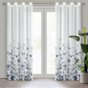 ZÁVES NA KRÚŽKOCH KALIA 140X250 CM VZOROVANÁ