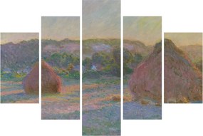 Obraz - Claude Monet, Stacks of Wheat (End of Summer) , reprodukcia (150x105 cm)