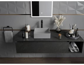 Mexen Goya, umývadlo na dosku 35 x 35 cm, svetlá šedá matná, 22183561