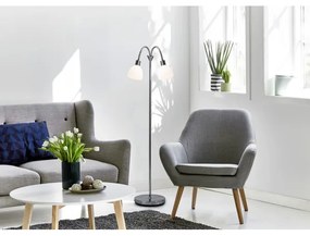 Nordlux - Stojacia lampa RAY 2xE14/25W/230V lesklý chróm