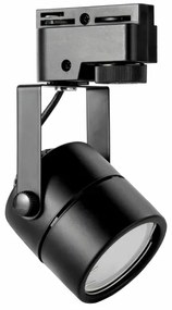 Bodové svietidlo v lištovom systéme PRAHA 3xGU10/10W/230V čierna