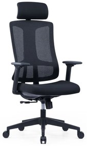 Kancelárska ergonomická stolička OFFICE More SLIDE — viac farieb Čierna