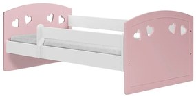 Detská posteľ Julia +M Mix Púdrová ružová 80x140