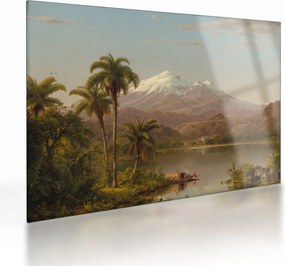 Sklenený obraz - Frederic Edwin Church, Tamaca Palms, reprodukcia (70x50 cm)