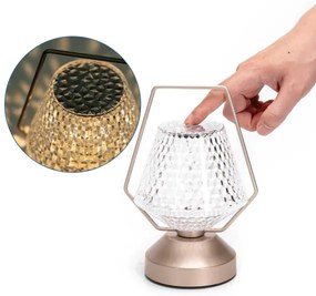 Aigostar- LED RGB Stmievateľná nabíjacia stolná lampa LED/1W/5V 1800mAh 20 cm + DO