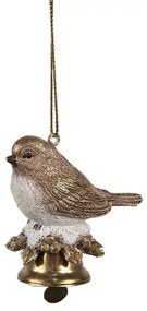 Christmas Ornament Bird 6 Cm Brown Plastic Christmas Tree Decorations - 6*4*6 cm