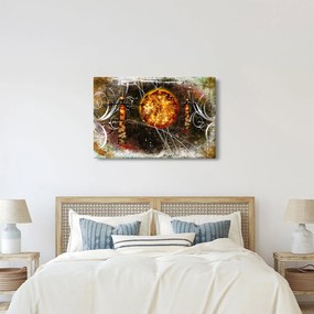 Obraz starovekej dobovej maľby (90x60 cm)