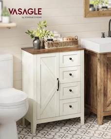 Kúpeľňová skrinka BBK753W01 biela