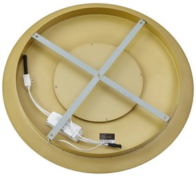 Moderné stropné svietidlo zlaté 60 cm vrátane LED s 3-stupňovým stmievaním - Morning