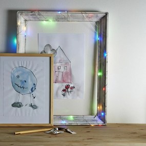 STAR TRADING Svetelná reťaz Multicoloured – 40 LED žiaroviek
