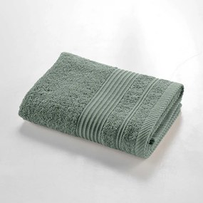 Šalviový zelený froté bavlnený uterák 50x90 cm Tendresse – douceur d'intérieur