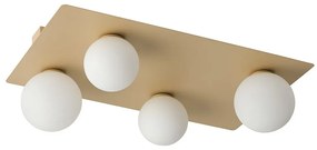 Stropné svietidlo ARGON 4xG9/12W/230V zlatá
