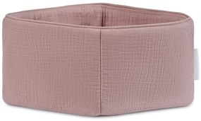 Mušelínový úložný košík mauve