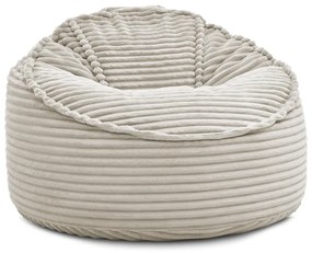 Béžový menčestrový sedací vak Socrate – Bobochic Paris