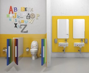 Sapho Sapho, KID detské WC kombi vr.nádržky, spodný odpad, farebná potlač, CK301.400.0F