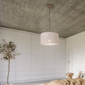 Brilagi - LED Luster na lanku ANTHONY 1xE27/60W/230V dub orech/béžová