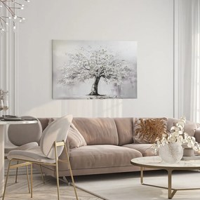 Obraz s ručne maľovanými prvkami 70x100 cm White Tree – Styler